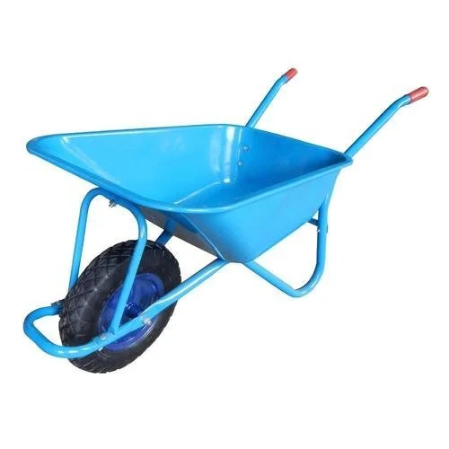 Wheel Barrow Heavy Duty – Robust Contractor Wheel Barrow with Strong Tray and Tyre for Transporting Concrete, Bricks and Heavy Materials